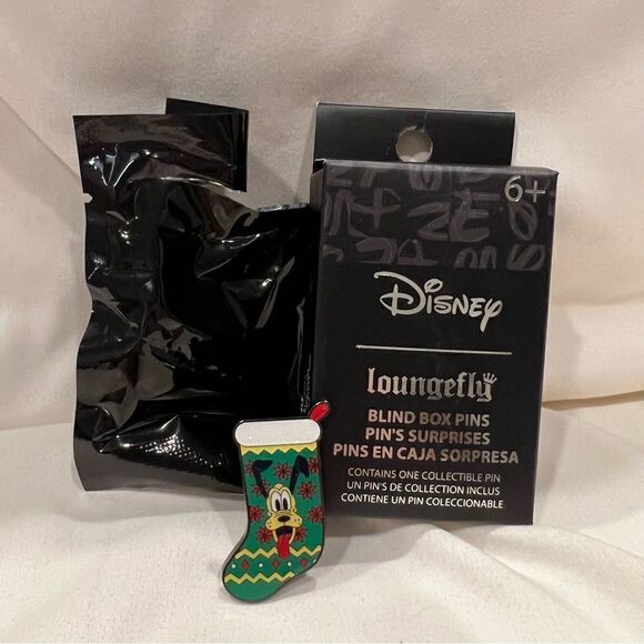 Loungefly X Disney Sensational Six Pluto Stocking Collectible Trading Pin NEW - Picture 5 of 6